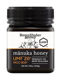 DownUnder Honey New Zealand Manuka Honey UMF 20+ (MGO 830+) Independently Tested and Certified 100% Genuine Honey Manuka Great Taste for Daily Wellness 8.8 oz (250g)