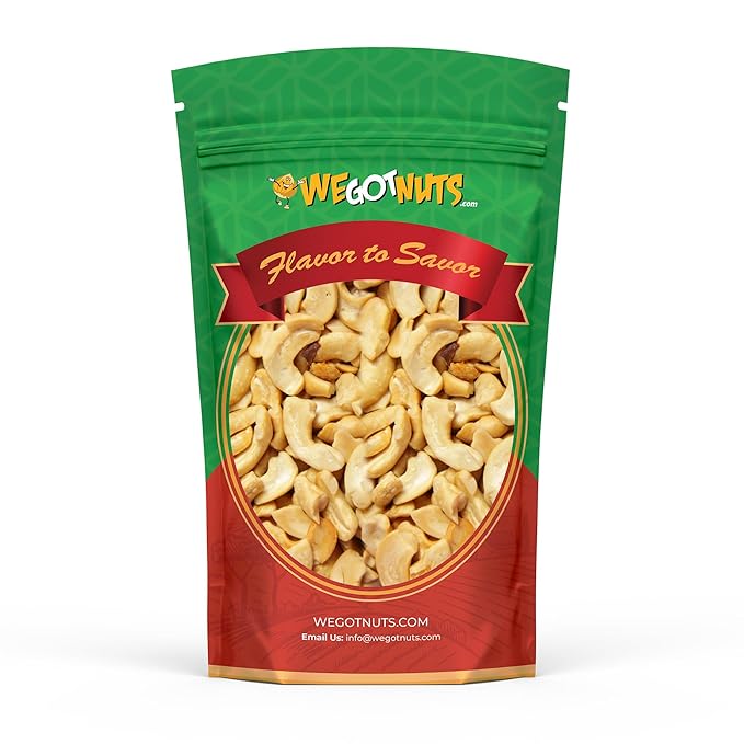 We Got Nuts Raw Cashew Pieces Unsalted and Unroasted for Cashew Milk Cheese and Butter 3 lb Resealable Bag