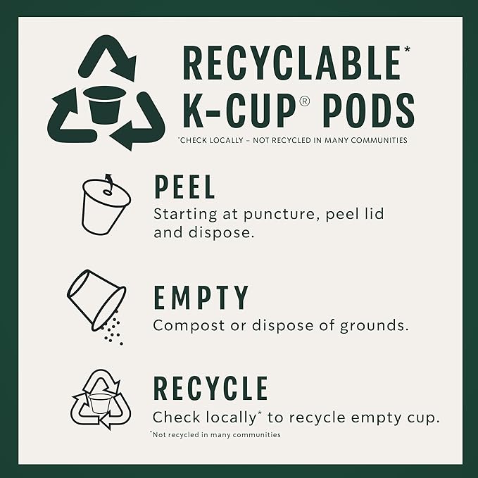 Starbucks K-Cup Coffee Pods Medium Roast Coffee for Keurig Coffee Makers Fall Blend 100% Arabica Limited Edition 6 Boxes (60 Pods Total)