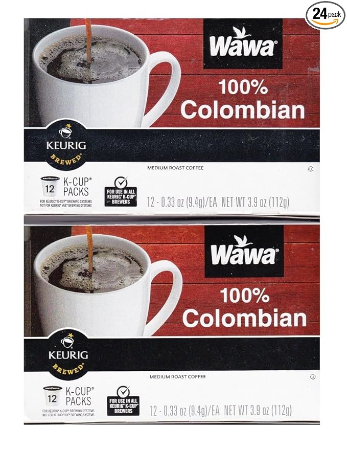 WAWA SINGLE CUP COFFEE 24 Pack (100% Colombian)