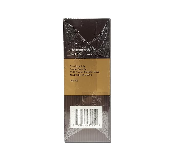 Farmer Brothers Tea Bags Tea - Black Tea 2 box 100 count ea box 200 ct total Hot Brew individually wraped