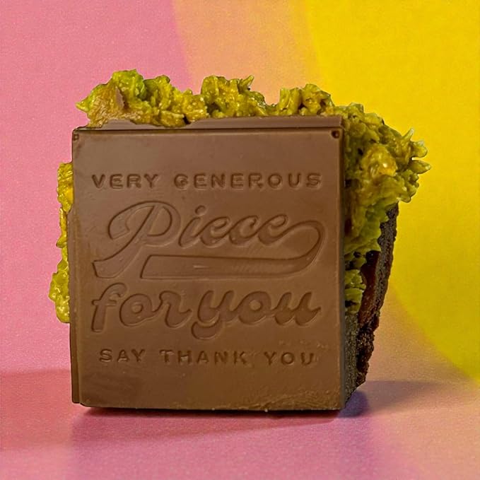Chocbox Viral Ready to Eat Dubai Chocolate Bar – Milk Chocolate Crunchy Kataifi Pistachio Cream &amp Tahini Mix – 7.78oz/223g Authentic Middle Eastern Treat
