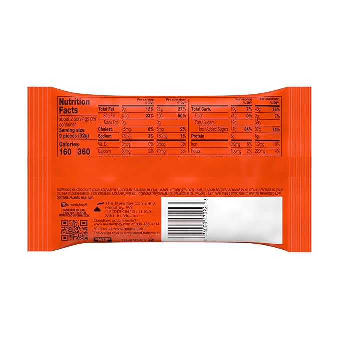 REESE'S Chocolate Peanut Butter Candy Minis King Size (Pack of 16)