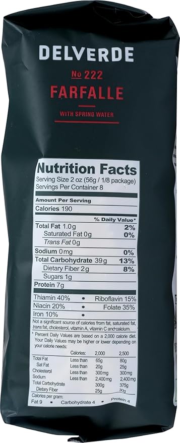 DELVERDE Farfalle Pasta 16 OZ