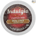 Indulgio Cappuccino for K-Cup Brewers Rum Cake 12 Count (Pack of 6)