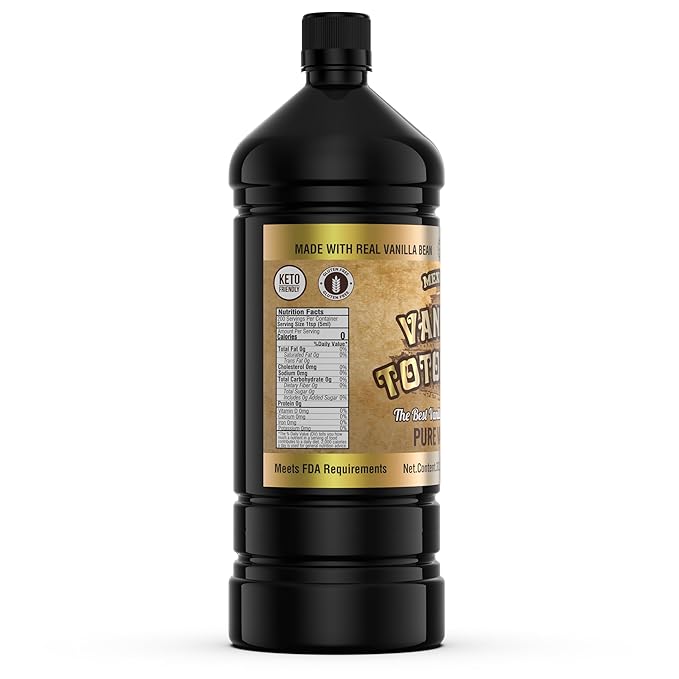 Mexican Vanilla Totonac's Pure Vanilla Flavoring 33.2 Fluid Ounce