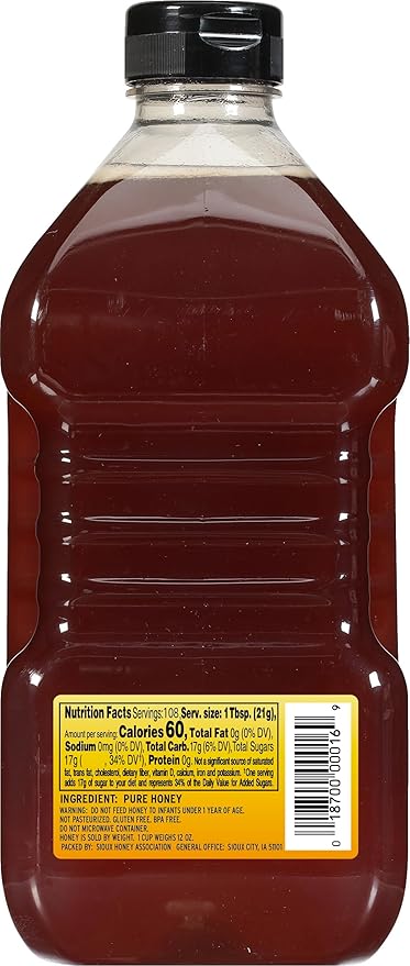 Sue Bee Pure Premium Honey Pure Honey Product of USA US Grade A 80 Ounce (Pack of 1)