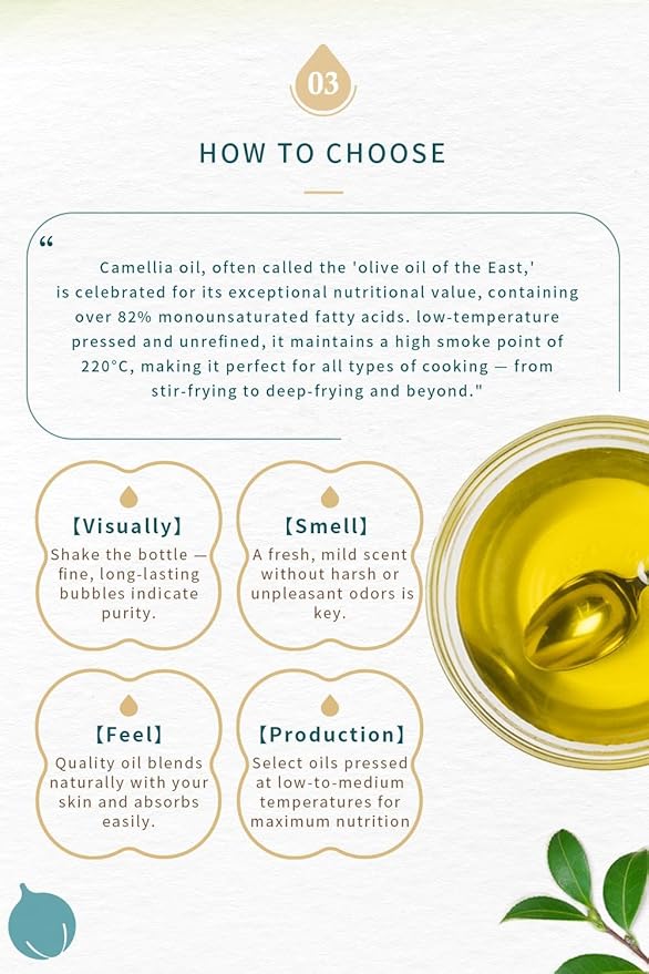 Meishan Camellia Oil Cooperative Premium Camellia Oil 500ml.