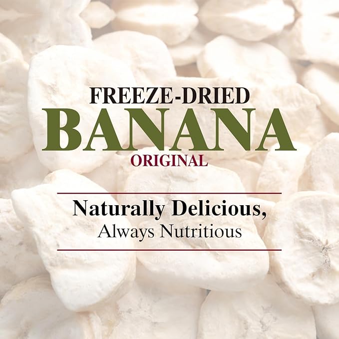 Himalayan Chef Freeze-Dried Fruit Freeze-Dried Banana Crisp 20g/EACH 10 Bags | Healthy Snacks Organic Fruits Snacks | Ideal Snacks for Kids &amp Adult