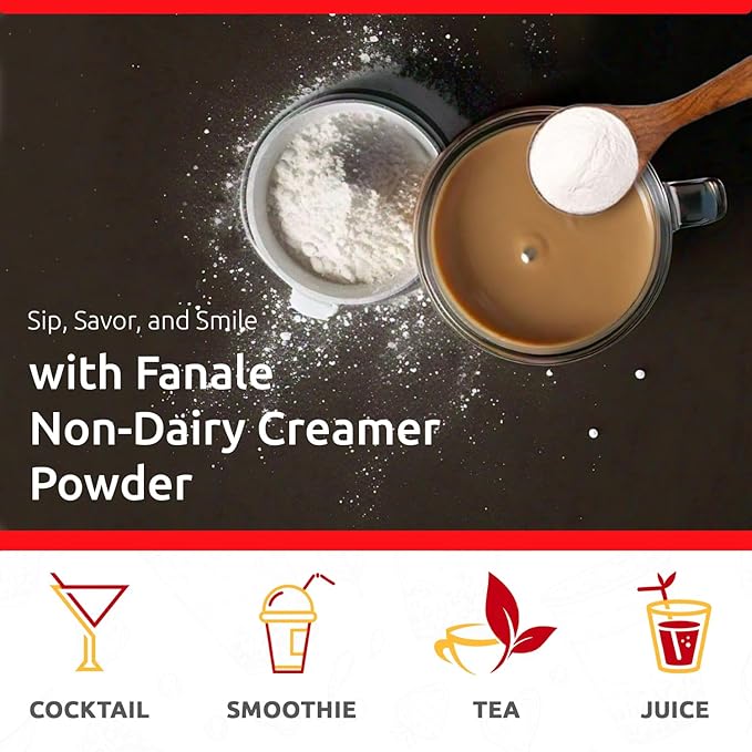 Fanale Premium Non-Dairy Creamer Bubble Tea Flavoring Powder | Perfect for Baking Smoothies Desserts and Drinks | Instant Flavoring Powder for Boba Milk Tea - 2.2 Pounds (Pack of 1)