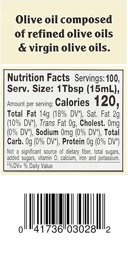 Filippo Berio Extra Light Olive Oil 50.7 Ounce rPET Bottle (Pack of 6)