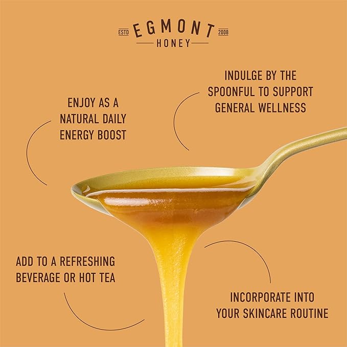 Egmont Everyday Wellness Duo – Raw Manuka Honey MGO 50+ (500g) &amp Night Honey with Ashwagandha (250g)