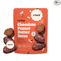 Realsy Pitted &amp Stuffed Medjool Dates Organic Dates with No Sugar Added Gluten-Free Vegan Good Source of Fiber Low Glycemic Index All Natural Healthy Snack (Chocolate Peanut Butter 5 pack)