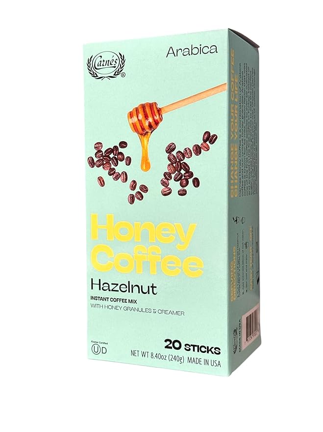 Instant Coffee Powder Quick Dissolving (COMBO HAZELNUT HONEY COFFEE)