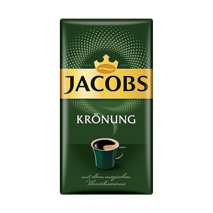 Jacobs Kronung Ground Coffee 500 Gram / 17.6 Ounce (Pack of 1)