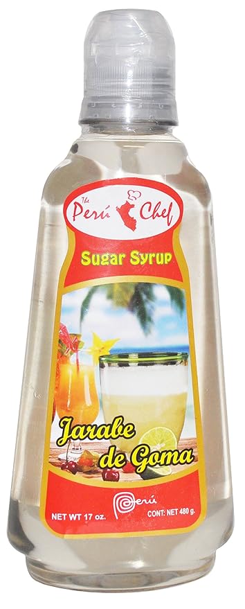 Jarabe de Goma - Sugar Syrup 3 bottles of 17 oz each