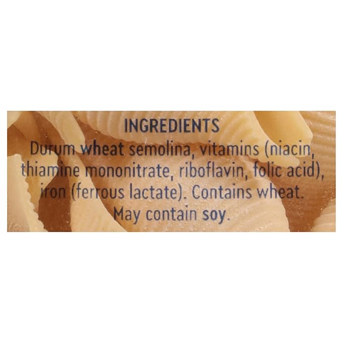 De Cecco Semolina Pasta Conchiglie Rigate No.126 1 Pound (Pack of 12)