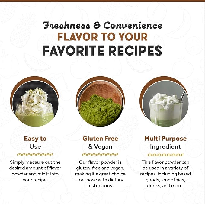 Fanale Premium Matcha Green Bubble Tea Flavoring Powder | Perfect for Baking Smoothies Desserts and Drinks | Instant Flavoring Powder for Boba Milk Tea - 2.2 Pounds (Pack of 1)