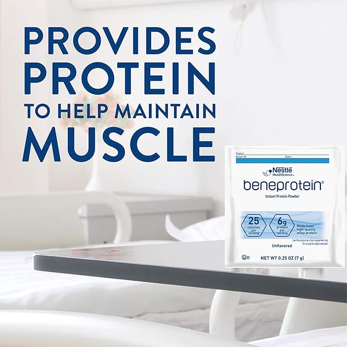 Resource Beneprotein Instant Protein Powder Case - 75 Packets 7 grams each