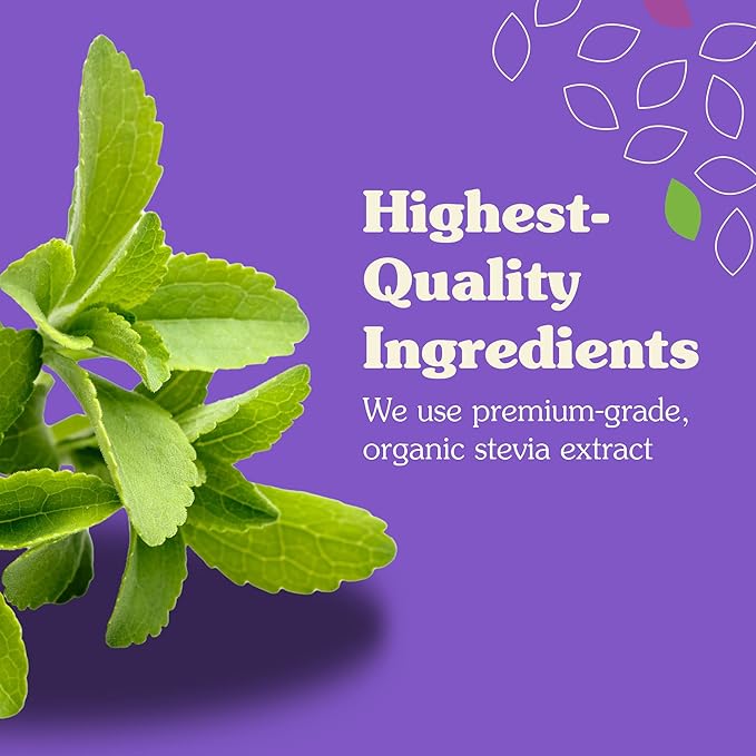 NuNaturals Liquid Vanilla Stevia Sugar-Free Sweetener Plant-Based Sugar Substitute Zero Calorie 2oz (2-Pack)