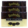 Hawaiian Sun Island Chocolates Gift Pack - Kona Crunch 70% Cacao Dark Chocolate Macadamia Nuts 5 oz
