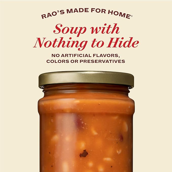 Rao's Homemade Pasta Fagioli Soup 16 Ounce Pack of 6
