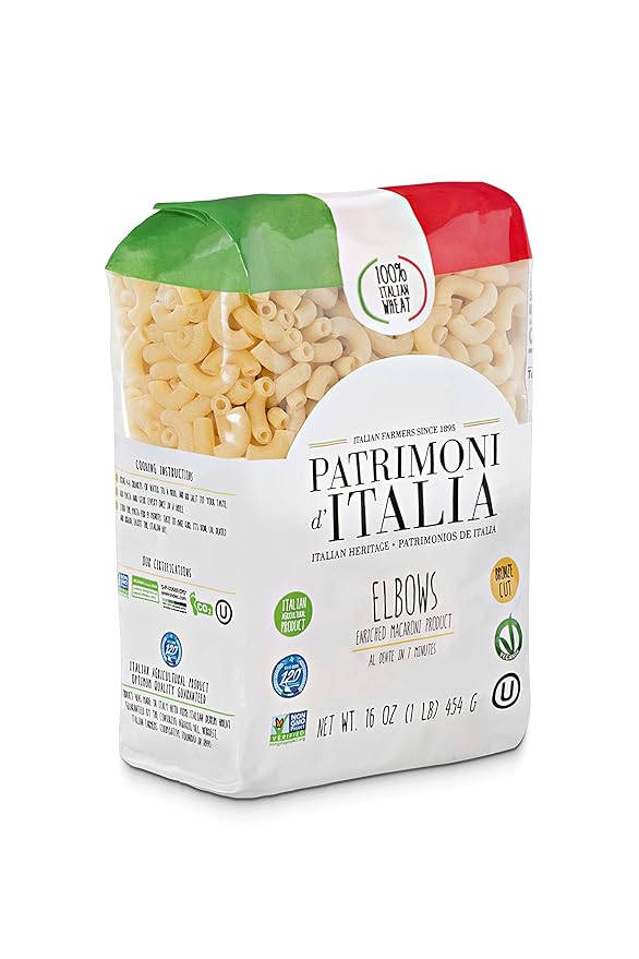 Patrimoni d'Italia Elbows 1 Pound (Pack of 20)