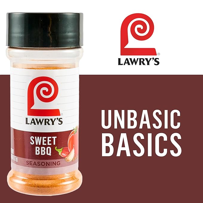 Lawry's Sweet BBQ Seasoning 4.48 oz (Pack of 6)