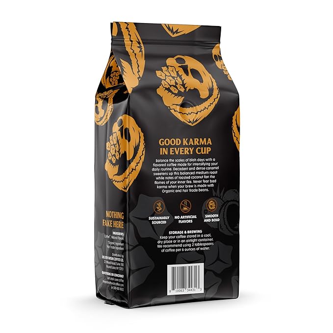 Death Wish Coffee Coconut Caramel Ground Coffee (27 Ounces)