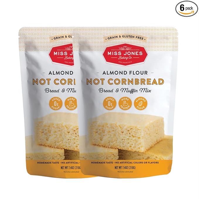 Generic Miss J.ones Baking Co - Cornbread Mix Keto Gluten Free 7.4 oz (Pack of 6)
