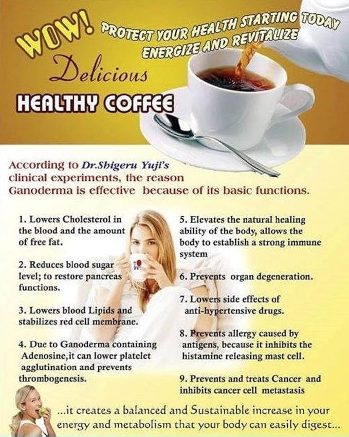 DXN Lingzhi 3 in 1 Lite Ganoderma Coffee 20 Sachets