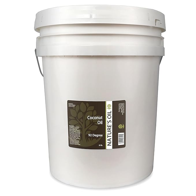 Nature's Oil Coconut 92 Degree Naturally Refined 35lbs (5 Gallon)