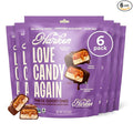 Harken Sweets The Lil’ Gooey Ones Mini Oat Milk Chocolate Candy Bars with Date Caramel Sweetened with Dates No Sugar Added High Fiber Snack Nut-Free Gluten-Free Plant-Based 6 Pouches (30 Bars)