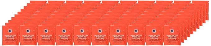 Stash Tea Ginger Fire Chai Herbal Tea - Caffeinated Non-GMO Project Verified Premium Tea with No Artificial Ingredients 100 Count (BULK PACKAGING)