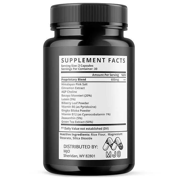 Brain Honey Capsules Brain Honey Pills with All Natural Ingredients Advanced Overall Health and Wellness Vitamin Supplement Formula for Maximum Strength Multivitamins (60 Capsules)