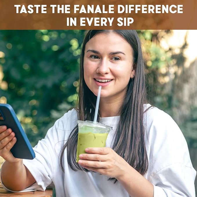 Fanale Premium Matcha Green Bubble Tea Flavoring Powder | Perfect for Baking Smoothies Desserts and Drinks | Instant Flavoring Powder for Boba Milk Tea - 2.2 Pounds (Pack of 1)