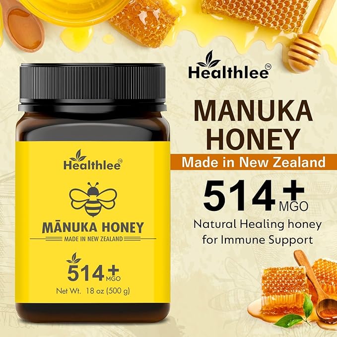 Manuka honey 514+ MGO | Manuka Honey New Zealand | Monofloral | (18 oz) /500 gm
