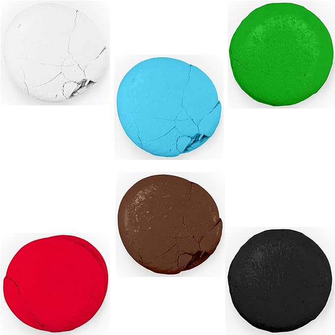 Colour Mill Aqua Blend Water-Based Food Coloring 20 Milliliter Holiday Pack Each of 6 Colors: White Sky Blue Green Black Chocolate and Red Holiday Pack 120.0 milliliters 4.06 Fl Oz