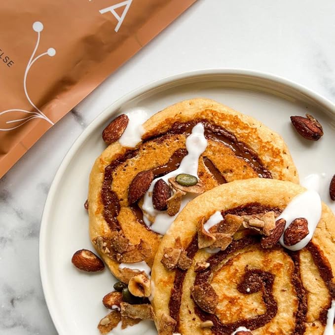 Keto Hana Cinnamon Keto Granola Breakfast Cereal with just 1.2g Net Carbs (300g) Low Carb High Protein Snack