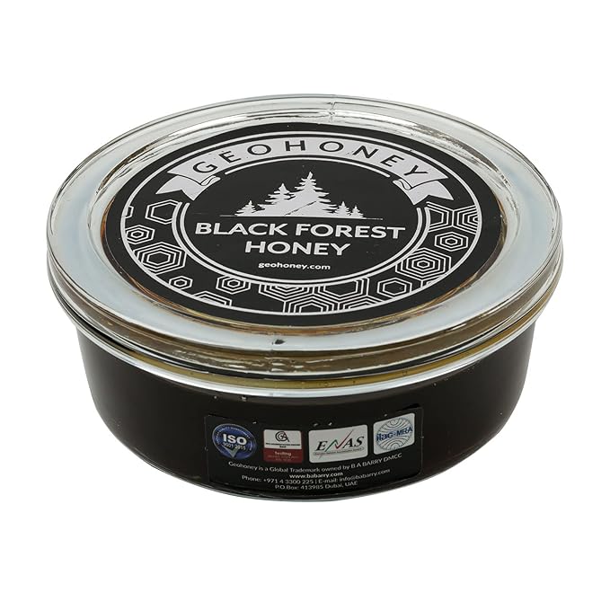 Geohoney Black Forest Honey Premium Dark Brown Honeydew Honey 450g