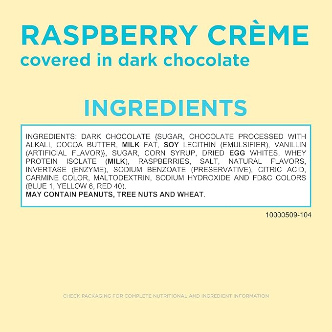RUSSELL STOVER Easter Raspberry Crème Dark Chocolate Easter Egg 1.3 oz. (Pack of 18)
