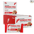 1st Phorm Power Pro Protein Bars Peanut Butter Chocolate Chip Flavor 15G Whole Food Protein Gluten Free Snack Bars for on the Go or Pantry Snacks Made Without Artificial Flavors 15 Count