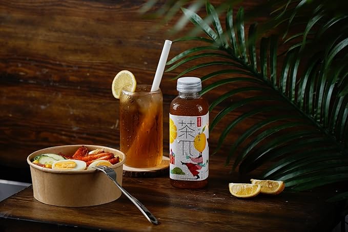 Tea PI Iced Tea – Black Tea Lemon Sweet Iced Fruit Tea Bottles Real Juice -16.9 fl oz 500mL 15 Pack