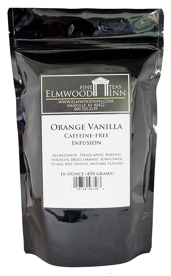 Elmwood Inn Fine Teas Orange Vanilla Caffeine-free Fruit Infusion 16-Ounce Pouch