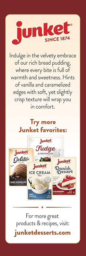 Junket Cinnamon Bread Pudding Mix 5 oz (Pack of 12)