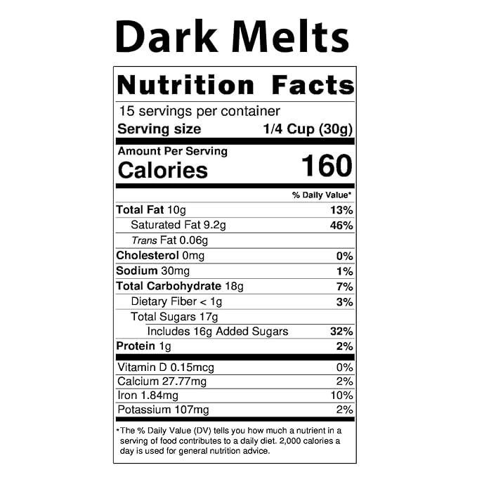 Vermont Nut Free Chocolates Melts (Dark) 16 Ounces 2 Bags Nut-Free Egg-Free Kosher