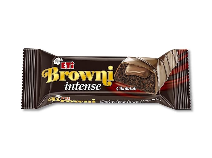 THT Browni Intense Chocolate Covered Cakes with Cream Filling Cookie Gourmet Chocolate Food 16 x 50 gr