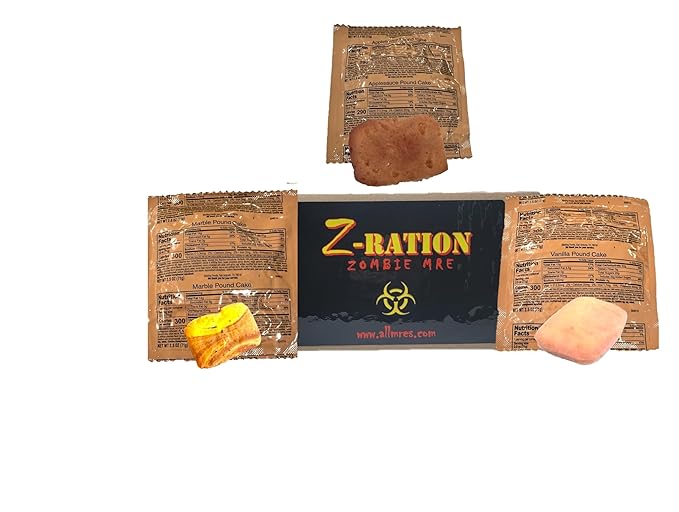 Z-Ration ALL MREs 12 pack MRE Desserts Fresh &amp Fast! (Variety Pack of Cakes)