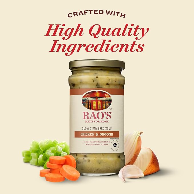 Rao's Homemade | Chicken Gnocchi Soup | 16oz | Pack of 6