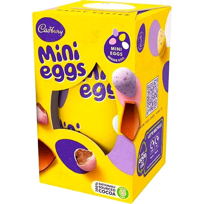 Mini Easter Chocolate Egg | 96g each | Pack of 6 | Imported From Uk | Size : 582g ( 20.52 Ounce )